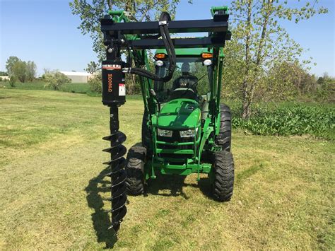 tractor mounted post hole diggers